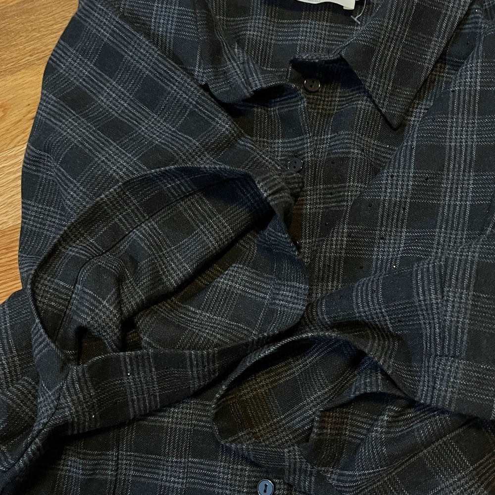 Anthropologie x Exquise Tobie Mini Shirt Dress Size XL NEW - Picture 12 of 13